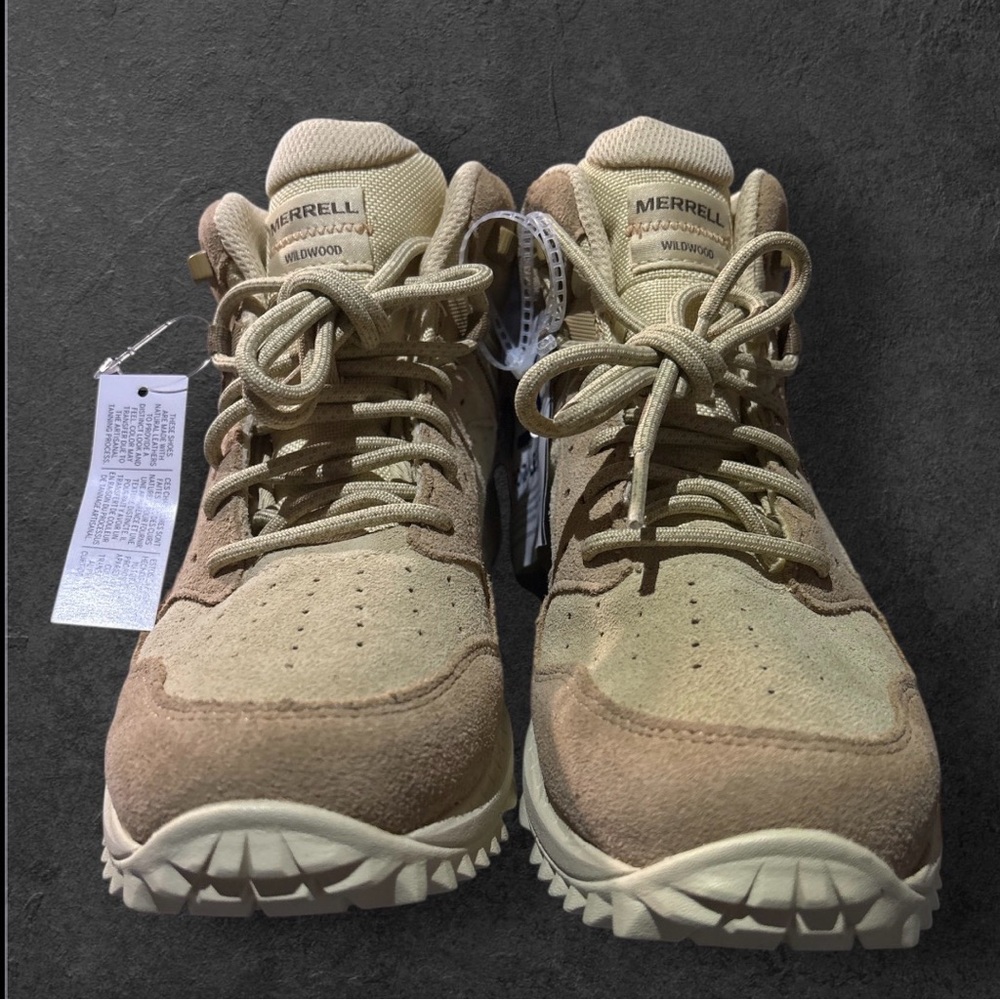 Merrell Wildwood Tan Hiking Shoes